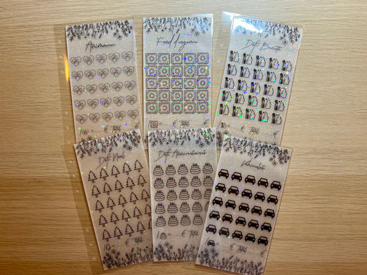 A6 Enveloppe défis plastifiée