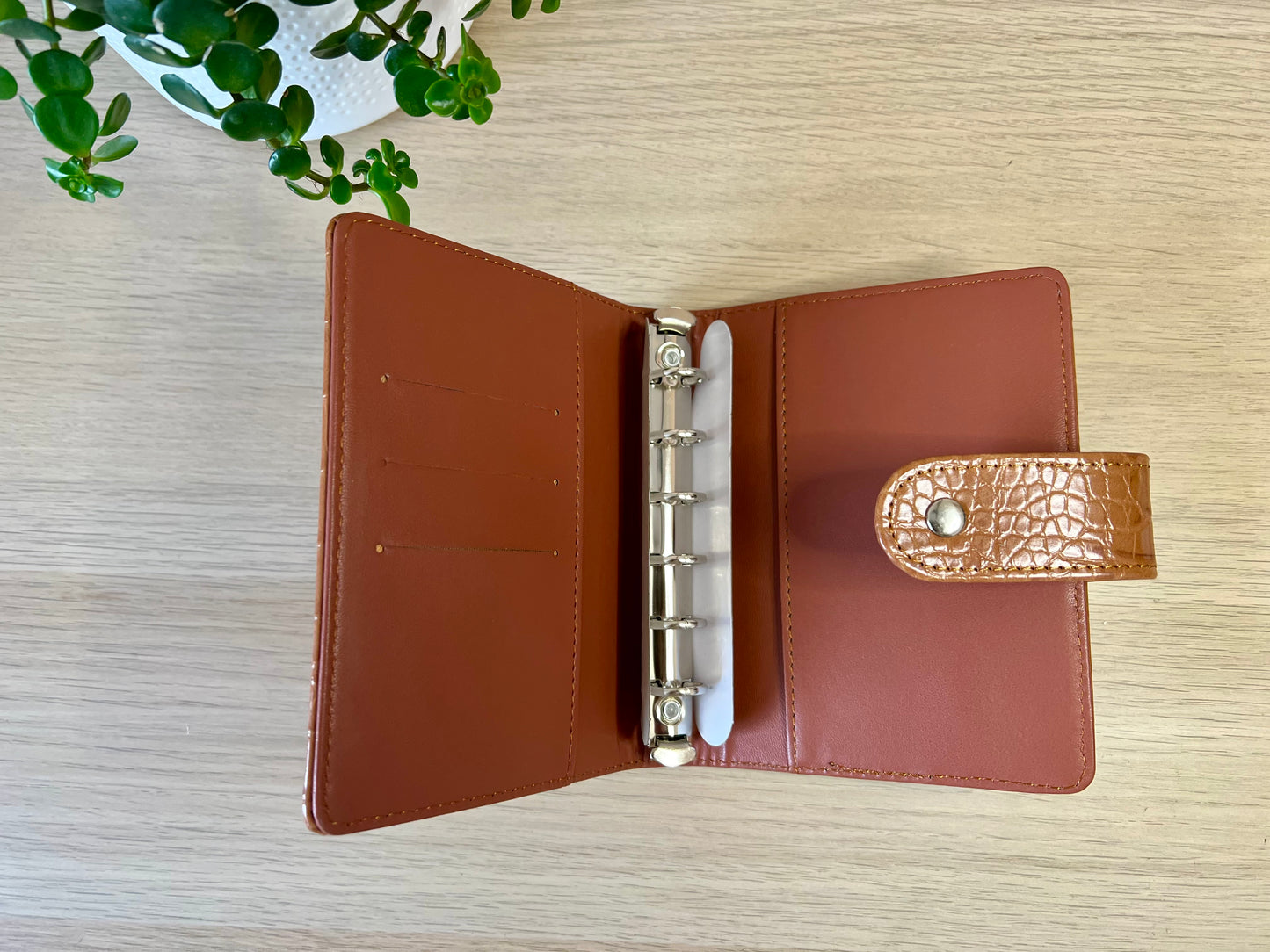 Classeur A7 style croco