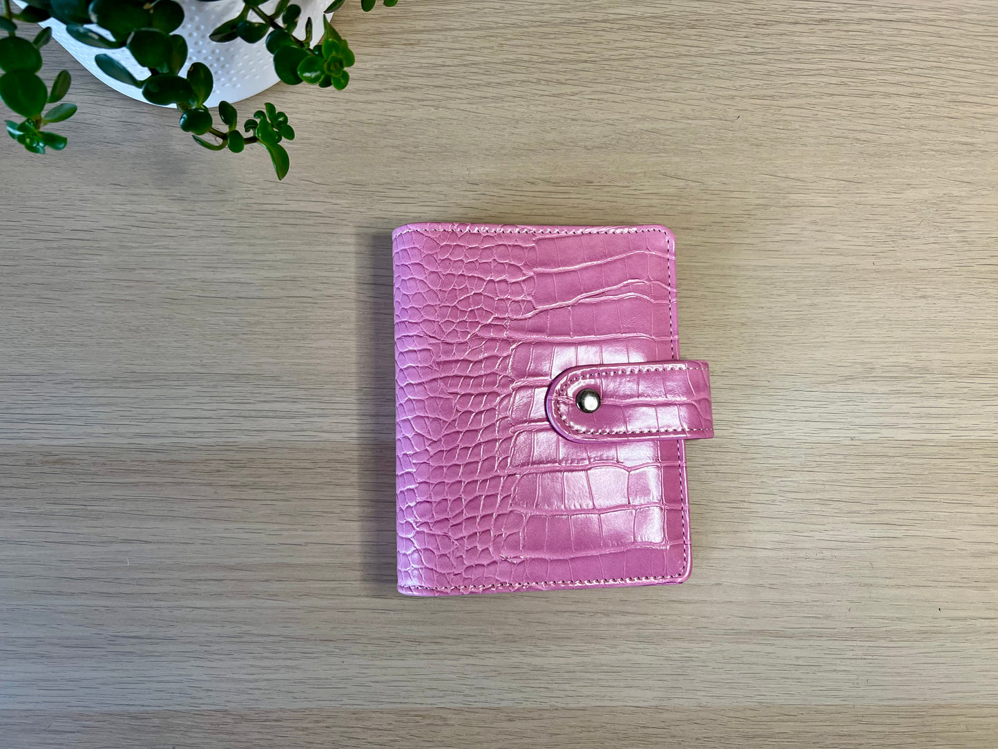 Classeur A7 style croco