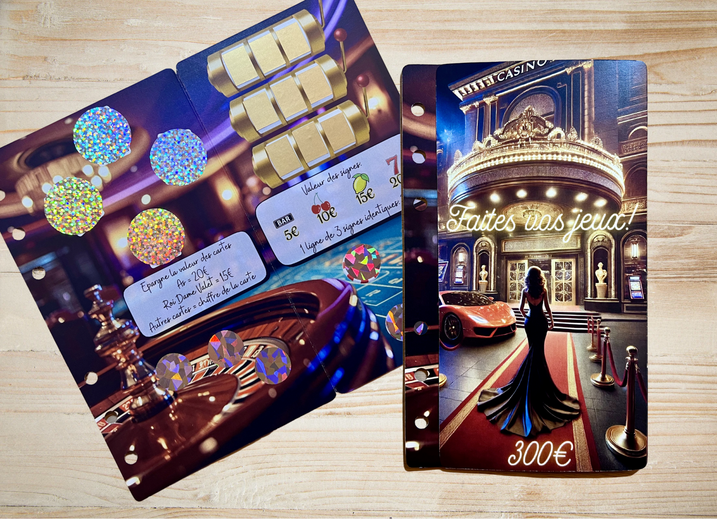 Défi à gratter "Le casino"  300€