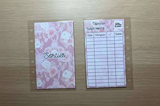 A7 Enveloppes budget personnalisée