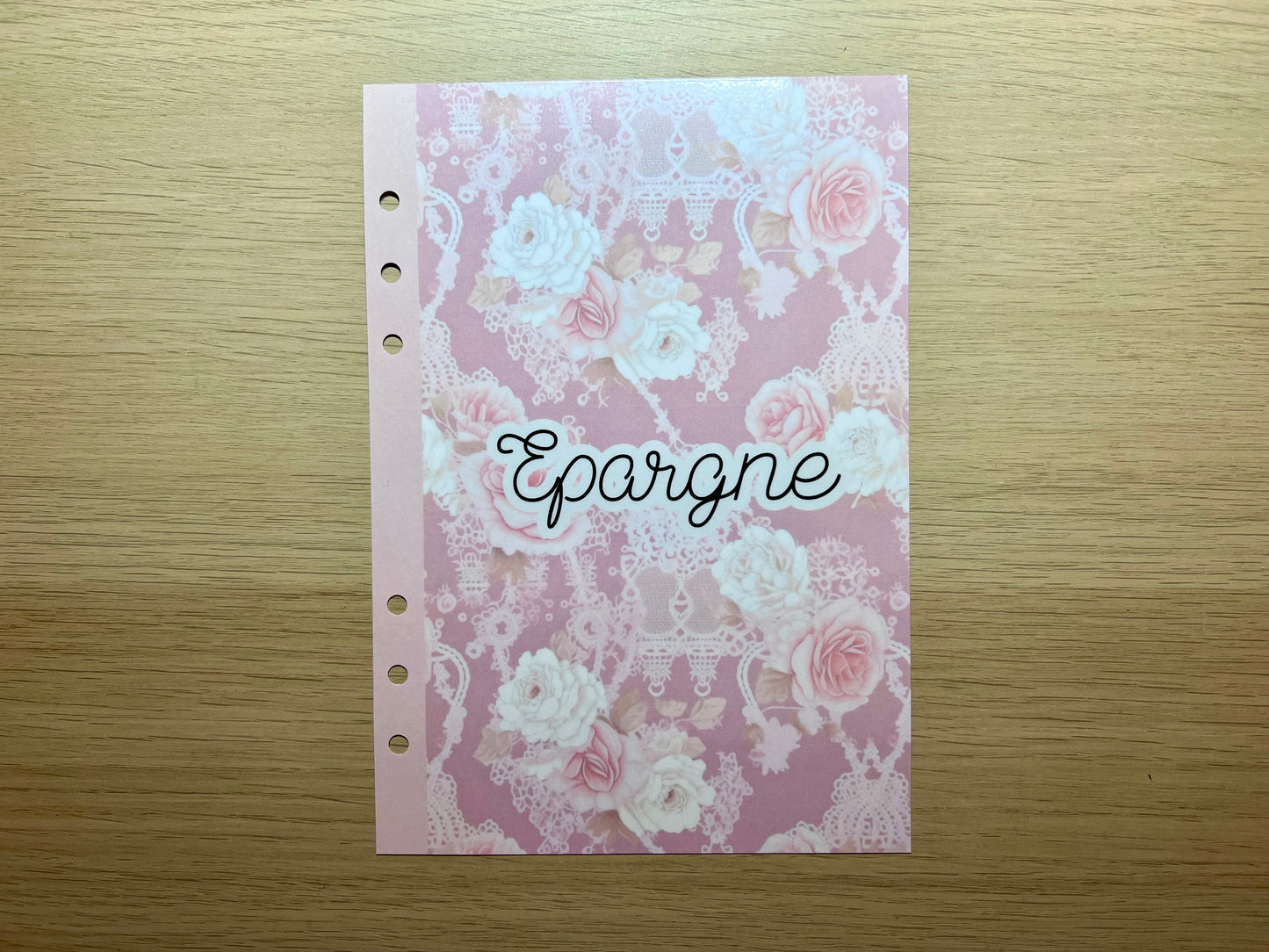 A5 Page de garde plastifié personnalisée