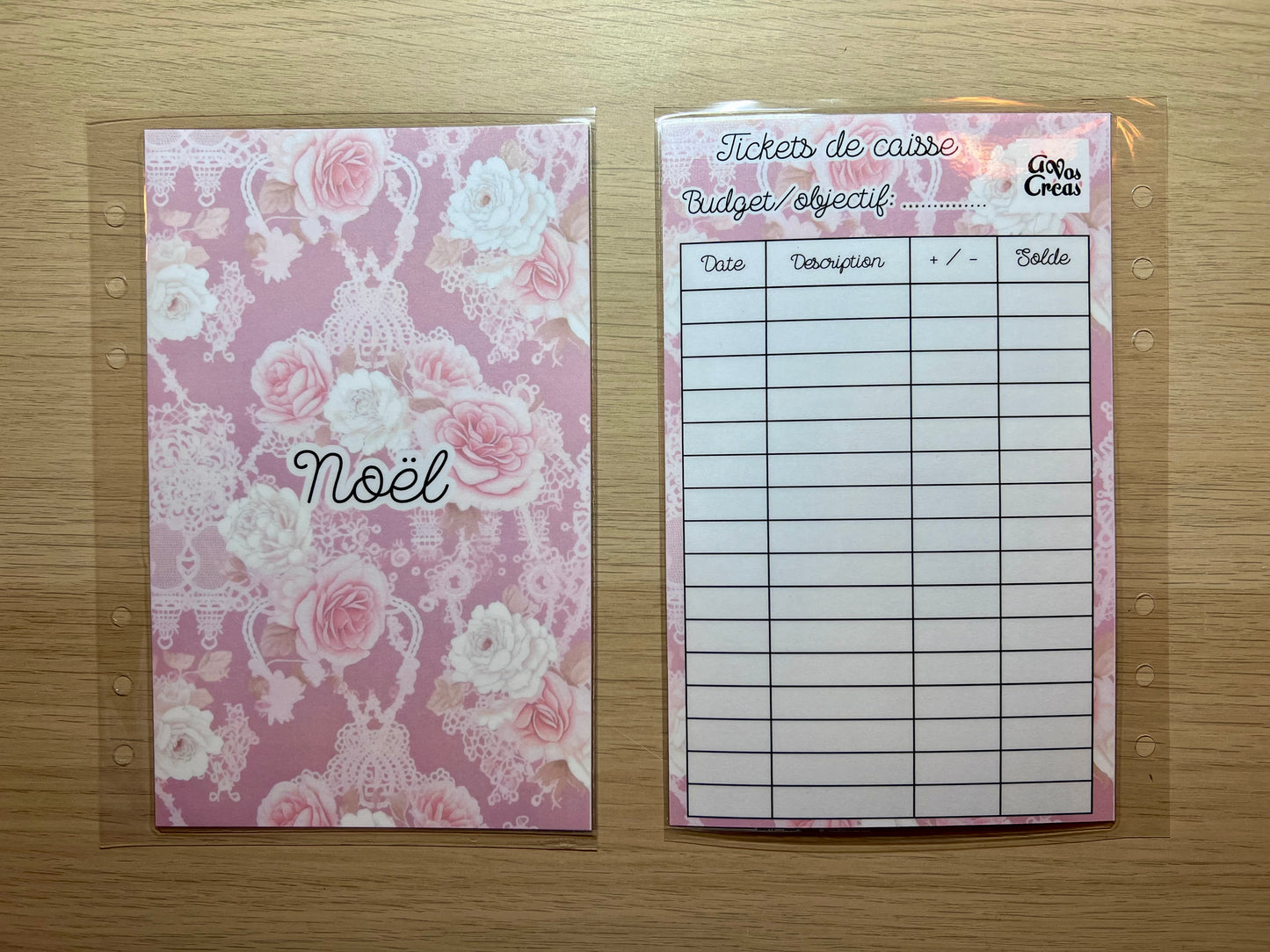 A5 Enveloppe budget personnalisée