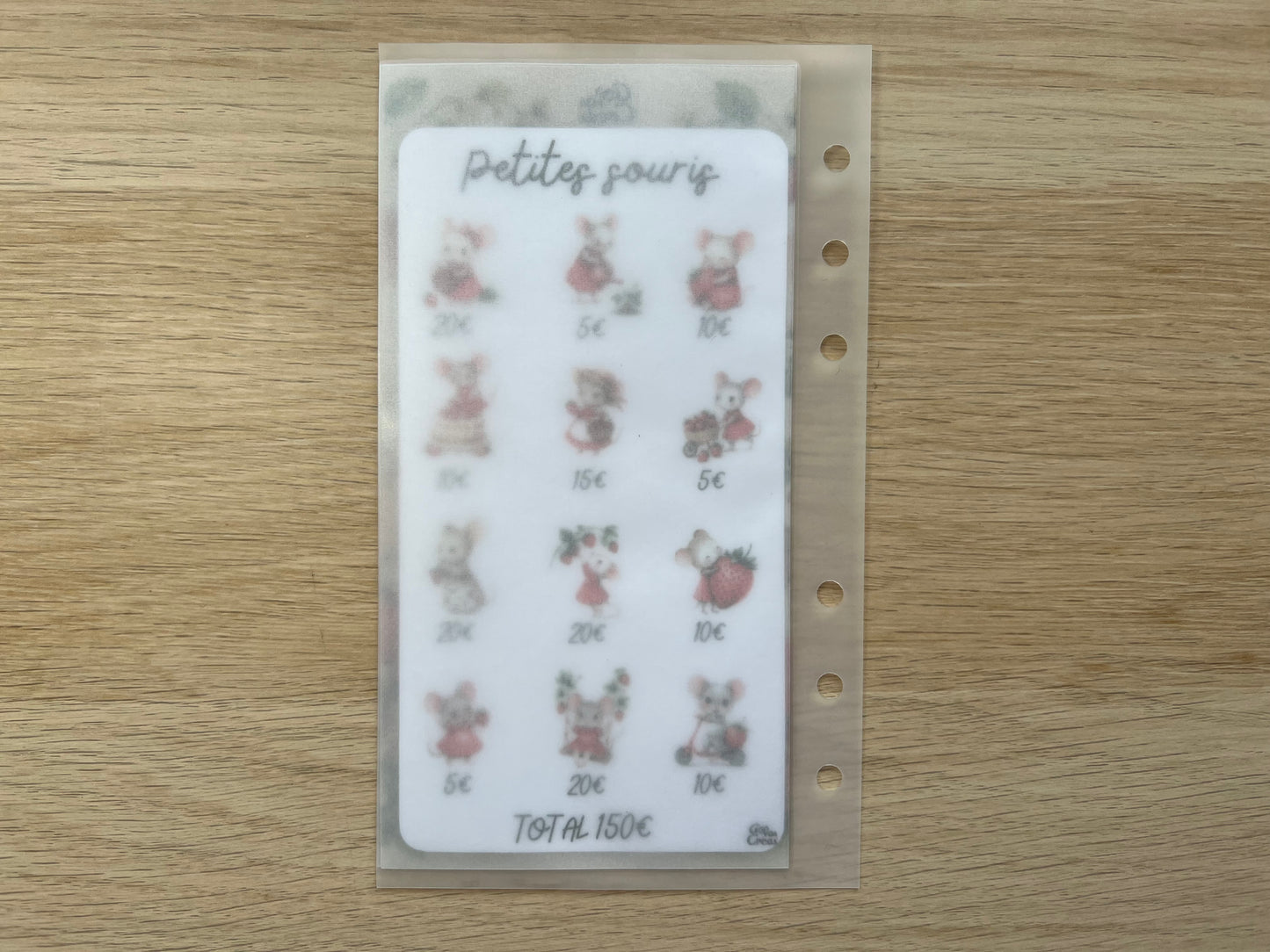 A6 Défi budget Petites souris