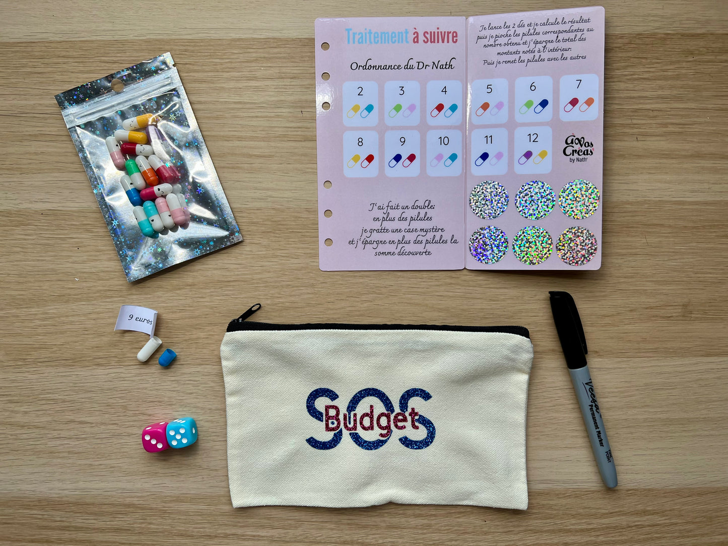 Défi SOS budget, défi budget amusant pour économiser