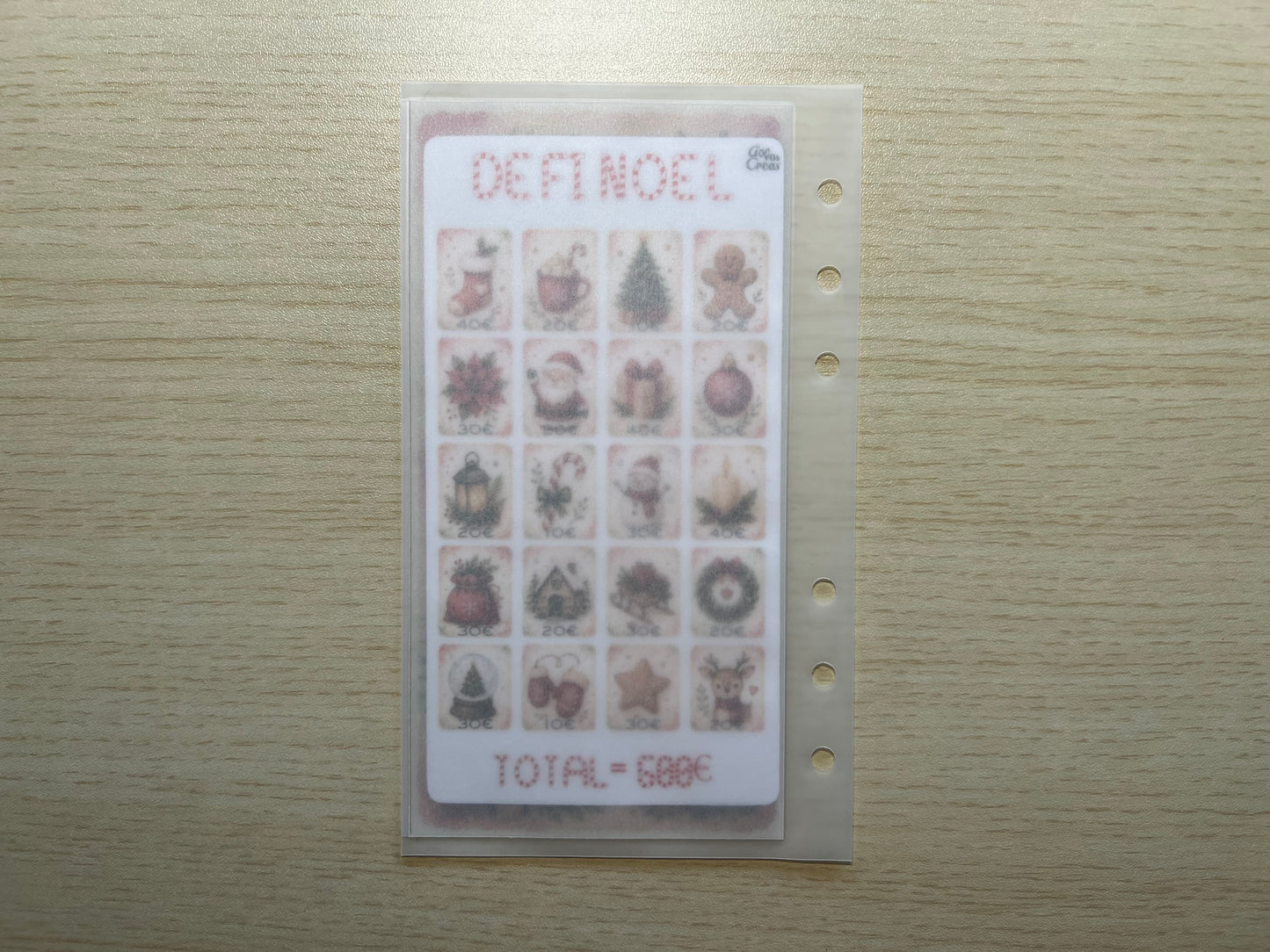 A6 Défi budget 5€