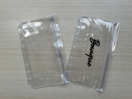 Enveloppe budget A6 à fermeture sans zip double compartiment