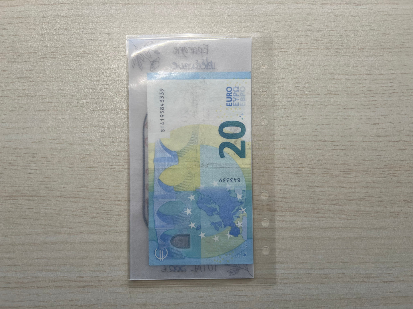 A6 Enveloppe défis / épargne