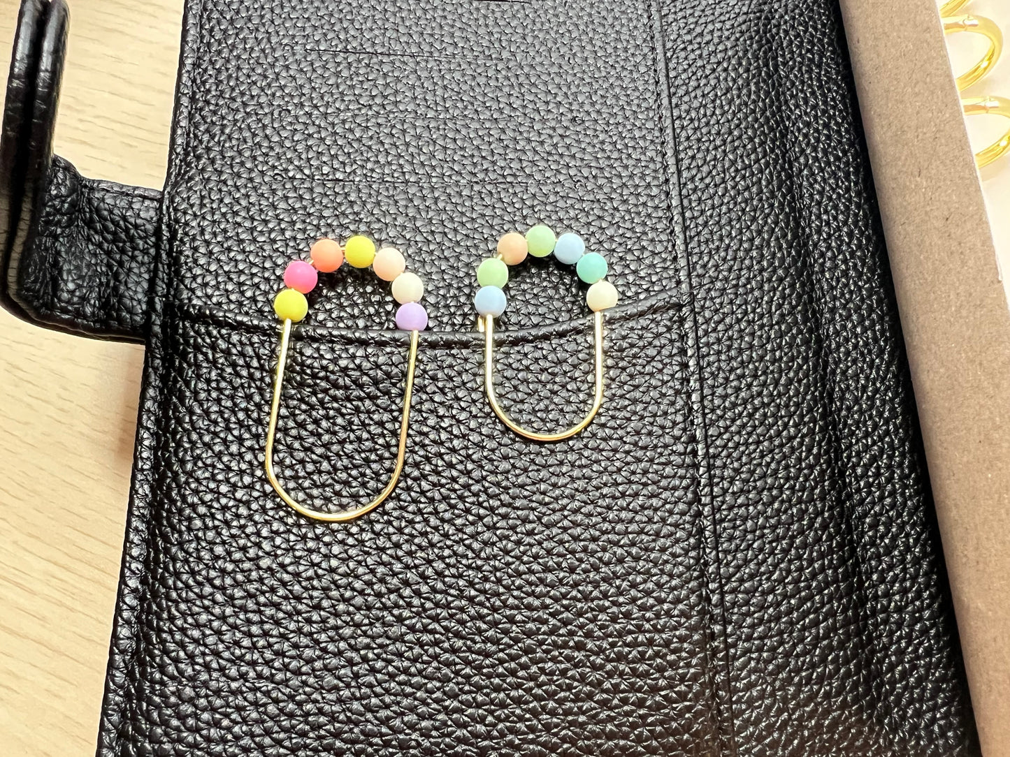 2 trombones perles colorées