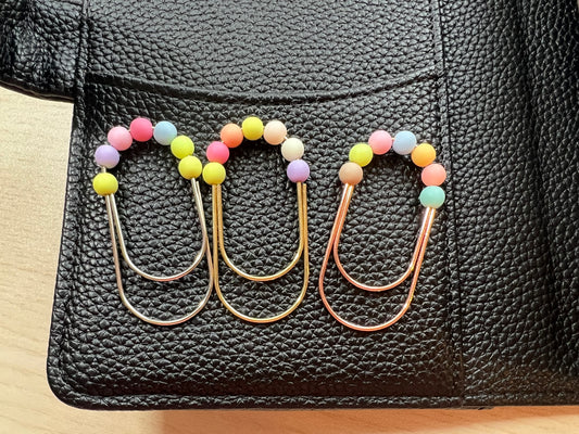2 trombones perles colorées