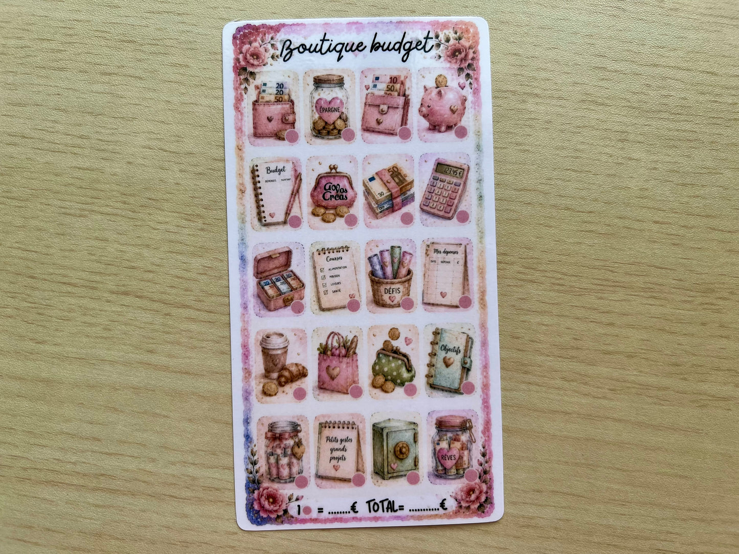 A6 Défi budget "boutique budget"