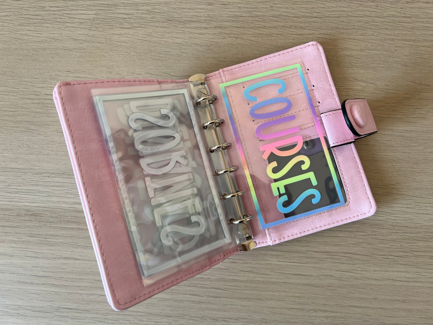 A7 Enveloppes budget personnalisées arc en ciel