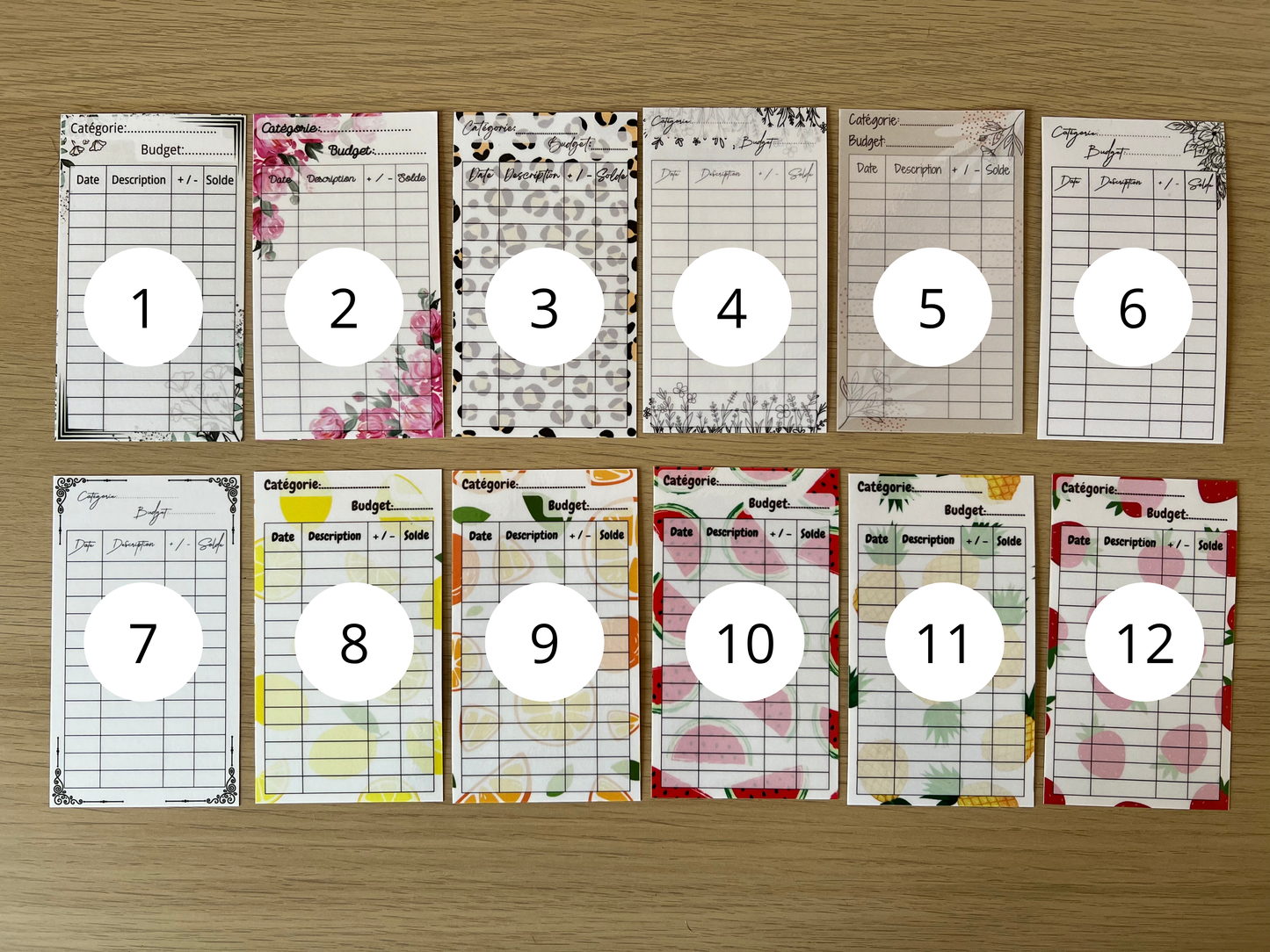 Tracker plastifié A7